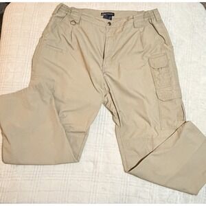 5.11 Tactical Taclite Pro Pants Khaki Ripstop Cargo Utility Action Waist 40x36